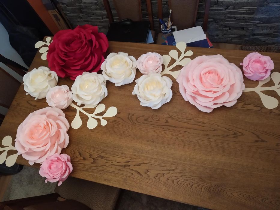 Цветя от хартия/картон