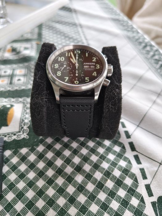 Топ цена!Оригинален Swiss 7750 valjolux"JU 52 AVIATOR"