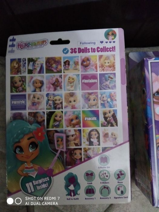 Кукла Hairdorables Cтильные подружки в непрозрачной упаковке (