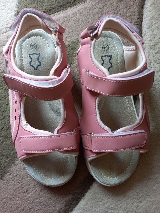 Sandale piele fete 34