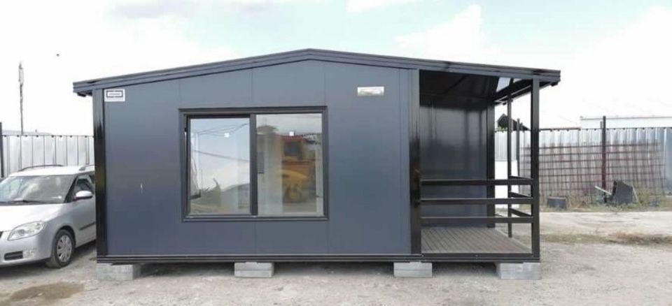 Garaje auto pe structura metalica