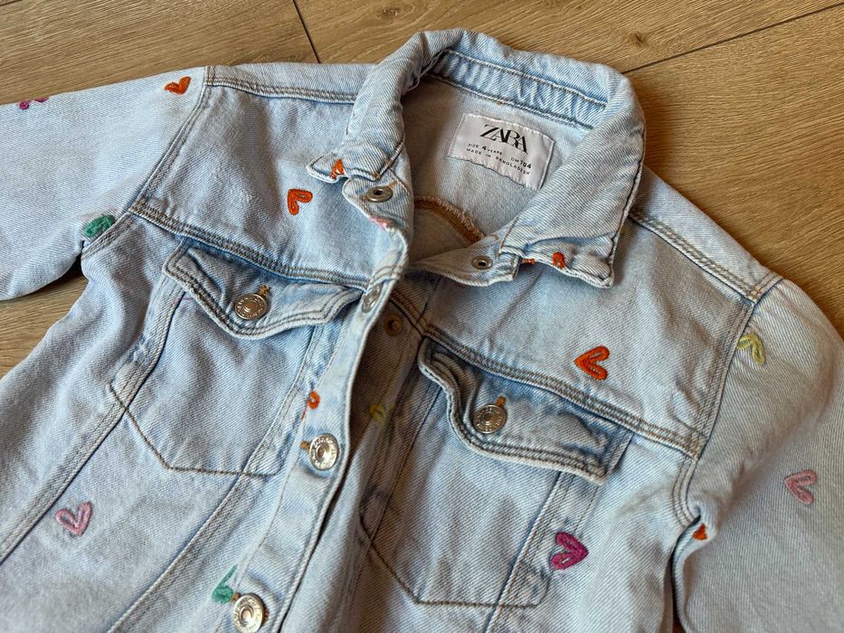 Комплект дънково яке, къси панталони ZARA, размер 104 + ПОДАРЪК