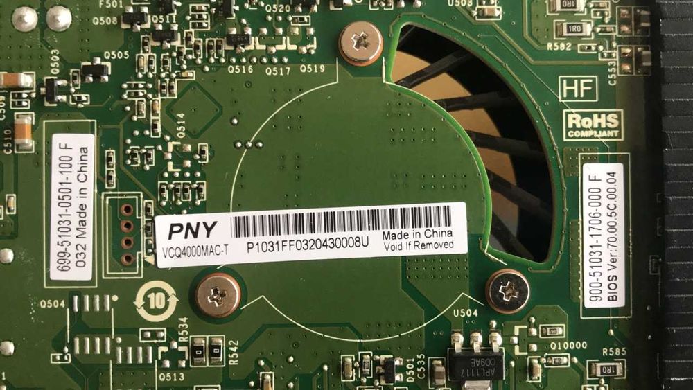 Видеокарта NVIDIA QAUDRO 4000 Mac edition, за Mac Pro