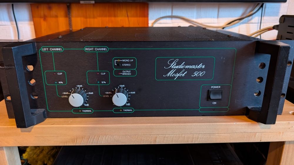Studio master  mosfet 500 ( schimb) amplificator putere / power