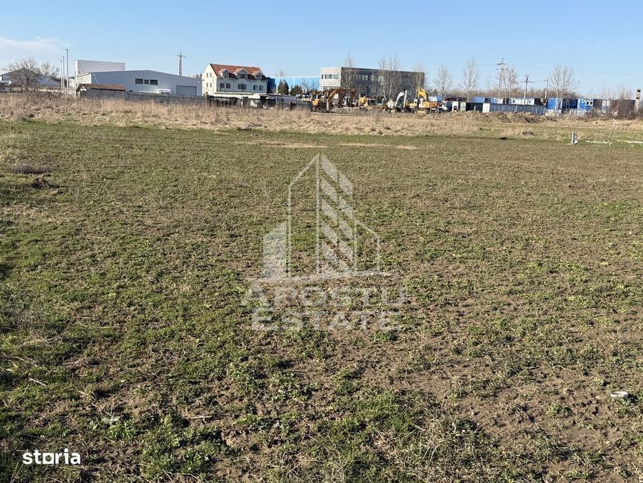 Teren pentru hala industriala, 1431 mp, Sagului- Ovidiu Cotrus