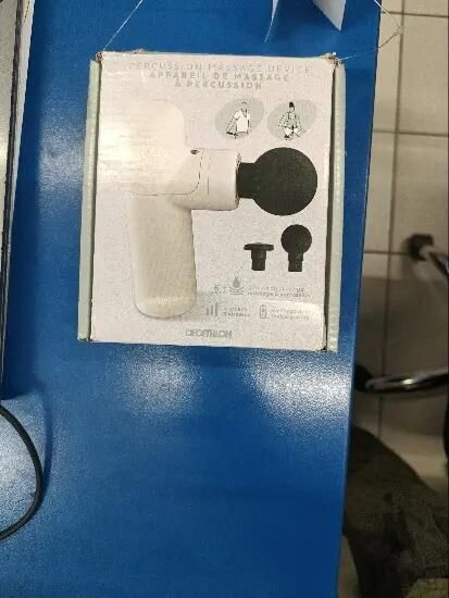 Mini pistol de masaj 6mm 2 capete - No - produs resigilat Decathlon