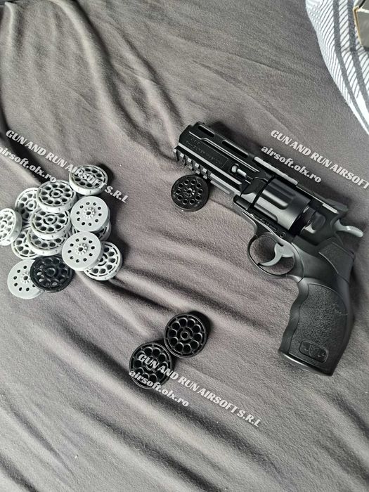 FIRMA: PiSTOL CU BILE CAUCIUC!! Arma ~28 JOULI~ Cal. 50.04 MM Hdr Hdp