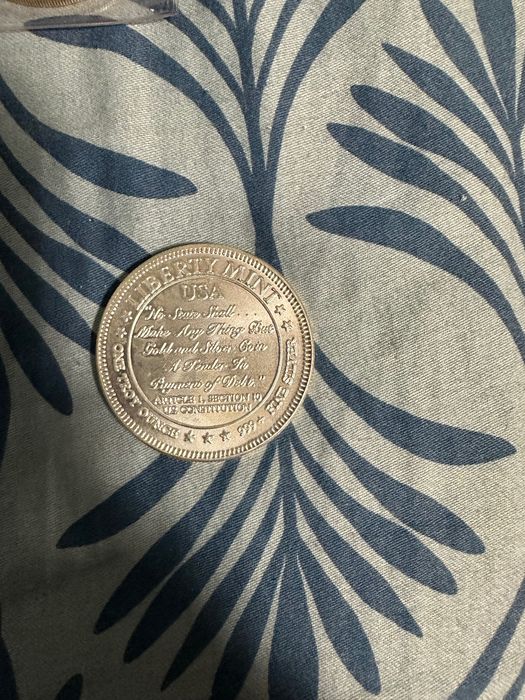 Monedă / Lingou Argint 1 oz (31.1g) SUA 1986 Liberty Mint - Puritate 999