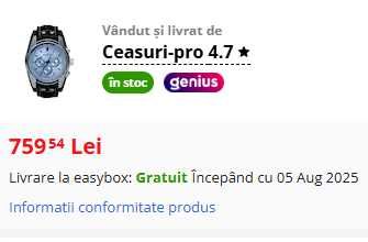 Ceas Barbati Fossil Coachman CH2564 - stare impecabila