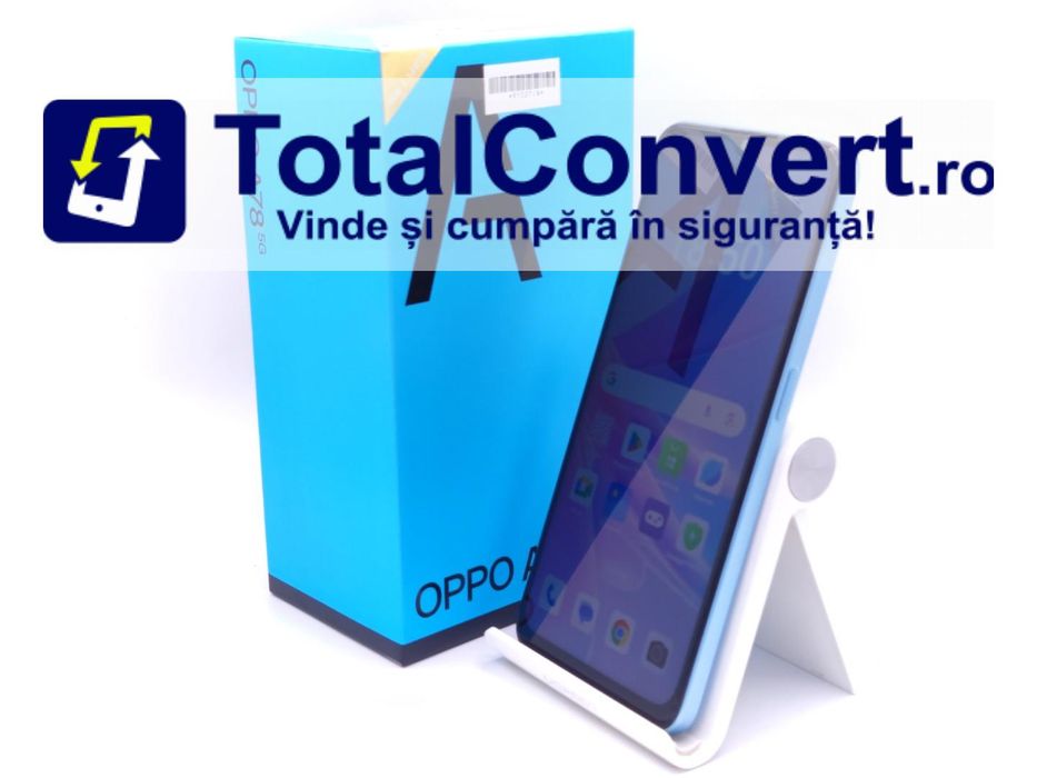 Oppo A78 5G 128GB Glowing Blue 4GB Dual, Garantie 24 luni | #D91027