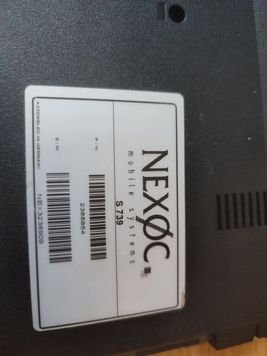 Carcasa Completa + Balamale laptop Nexoc S739 / CLEVO N870HZ