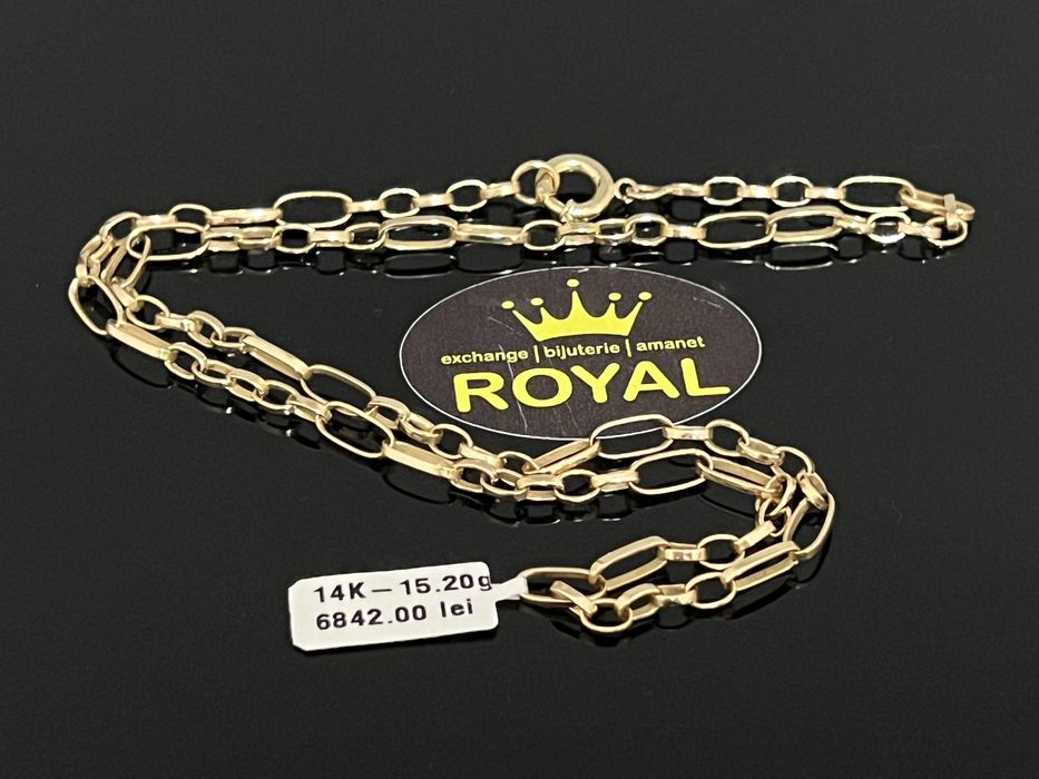 Bijuteria Royal CB : Lant aur 14k 585  15,20 gr