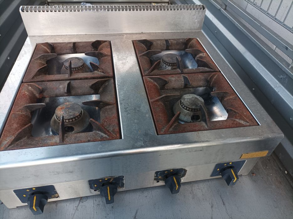 Plita profesionala inox și fonta