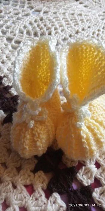 пинетки вязанные