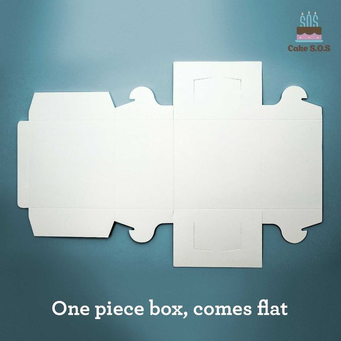 Бяла кутия за торта, Дебелина 500 микрона