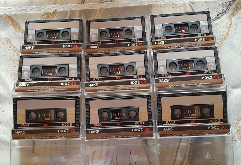 Aудио касети RAKS HD-XII 60 ( GOLD ) - Хром