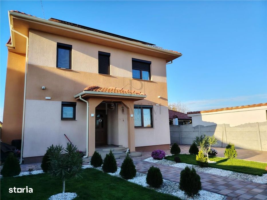 Casa individuala Plopi - Panouri fotovoltaice - Mobilat si Utilat