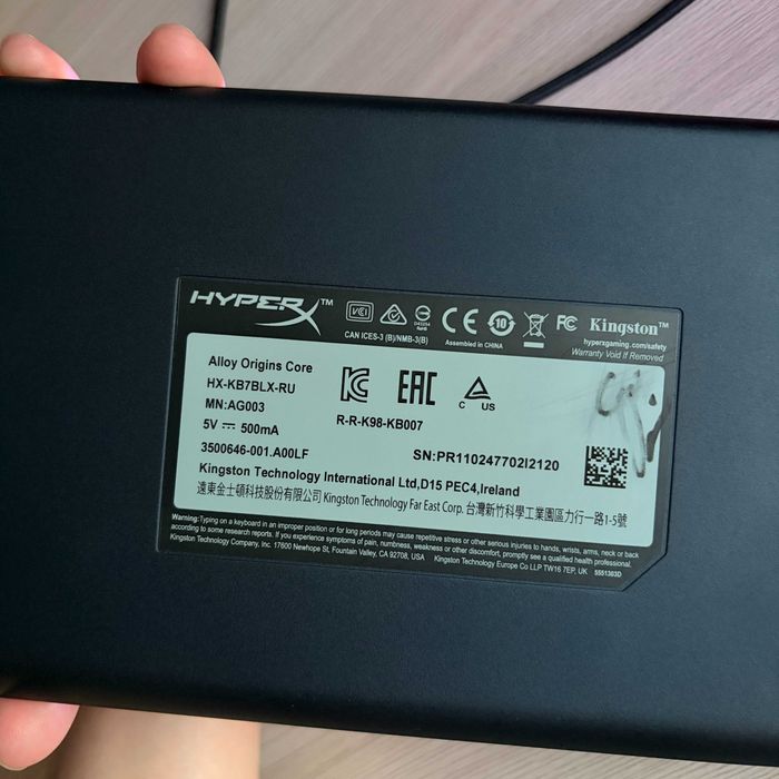 Клавиатура HyperX Alloy Origins Core