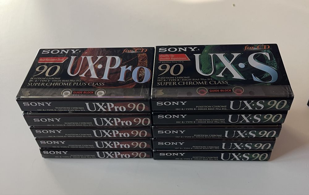 Casete audio crom Sony UX-Pro si UX-S 90 min.