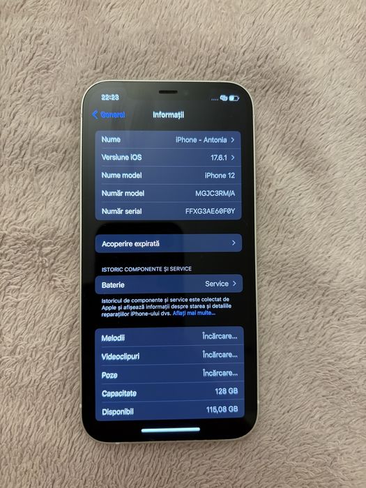 Iphone 12 Alb 128 GB