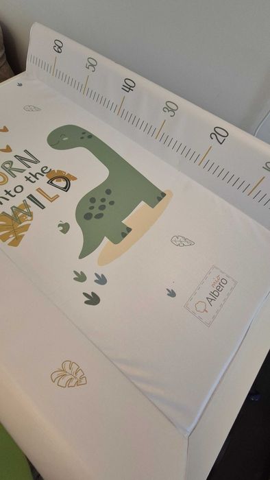 Твърда подложка за повиване 70/47 см, Albero Mio Dino