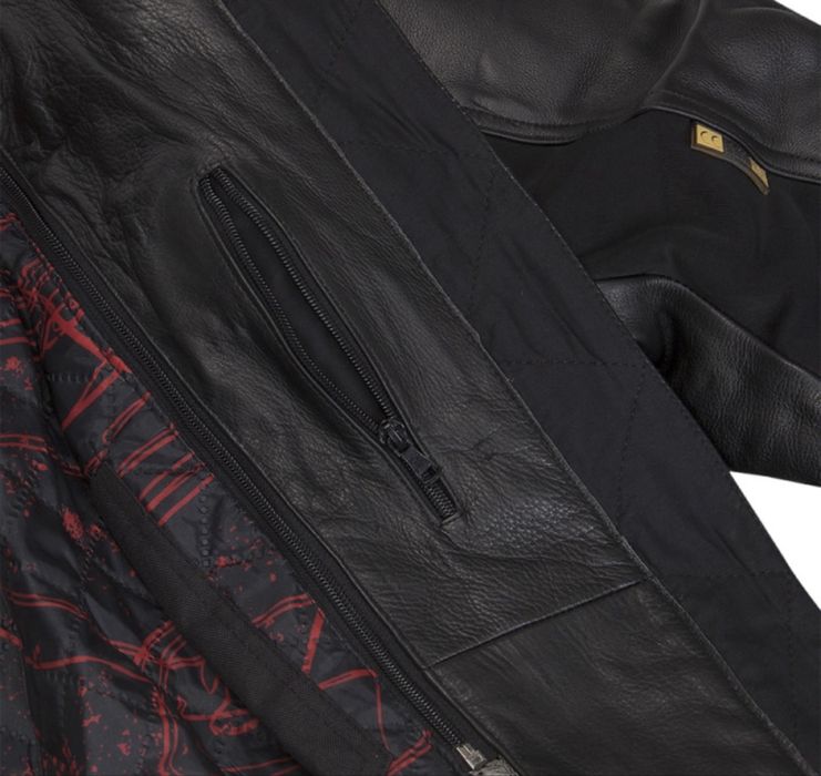 Geaca Moto piele - Barbati W-TEC Mardok NF-1121, L