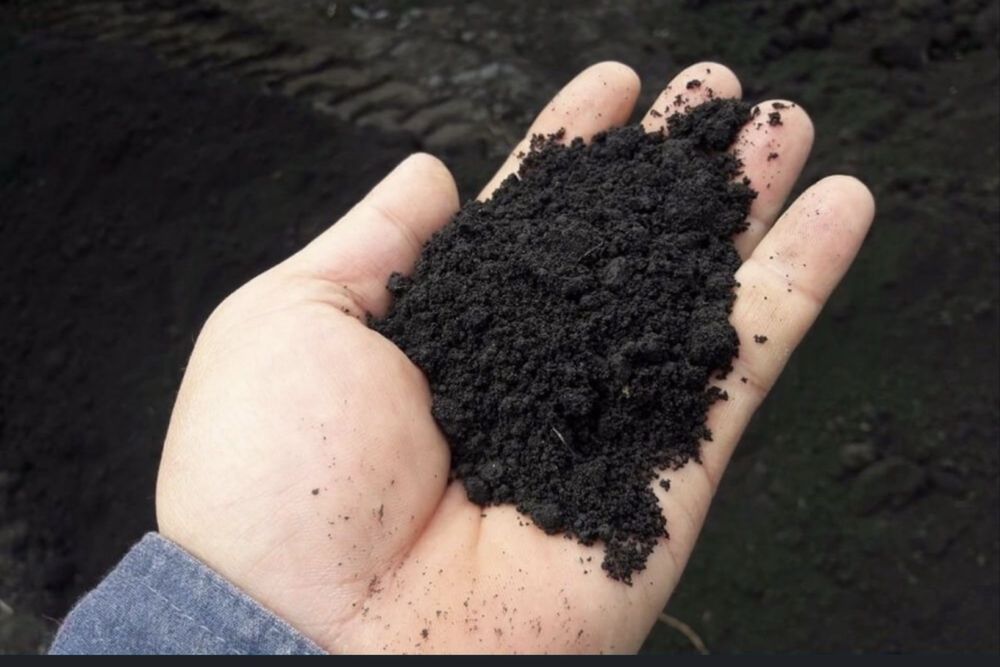 Горный чернозем в мешках