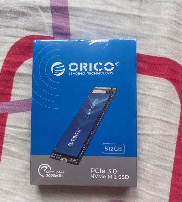 SSD ORICO 512 ГБ M.2 NVMe PCIe 3.0 — абсолютно новый