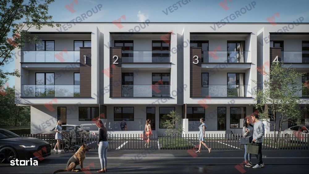 Villas Private Rezervelor P+2E Direct Dezvoltator Militari Vest