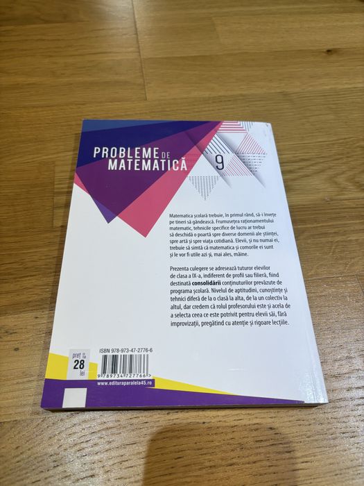 Manual de matematica clasa a IX-a