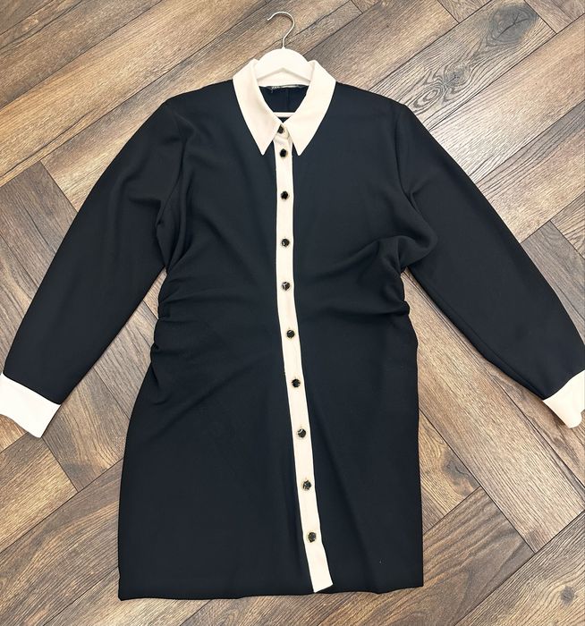 черное платье Zara