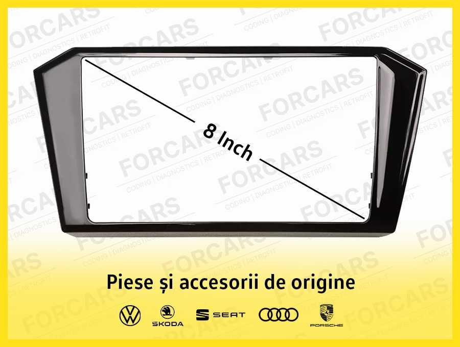 Ramă Display Navigație Volkswagen Passat B8 Ramă 8 Inch Piano Black