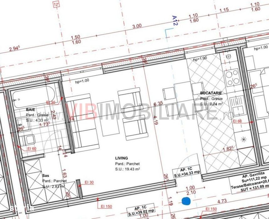 Studio - Apartament - Unirii - Nou