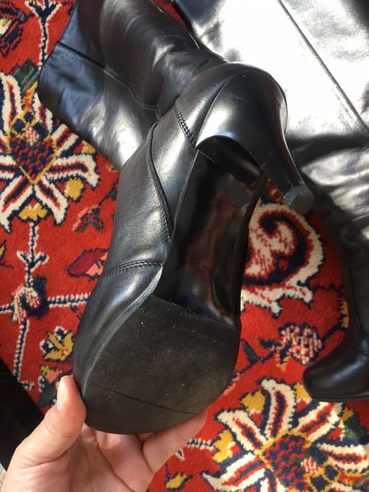Сапоги зимние кожанные