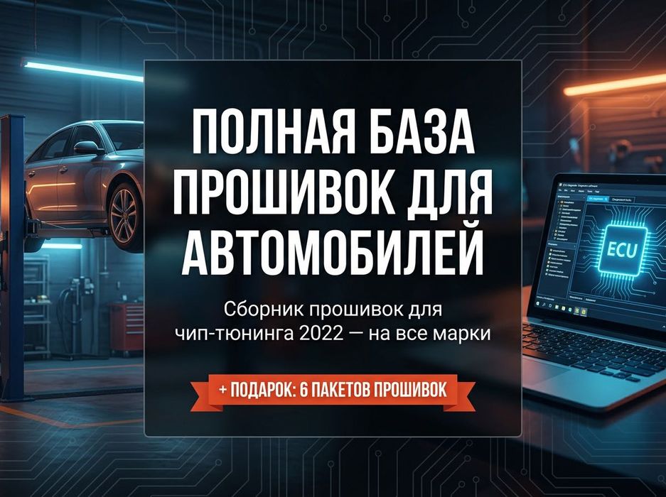 База прошивок для чип-тюнинга 2022, все марки