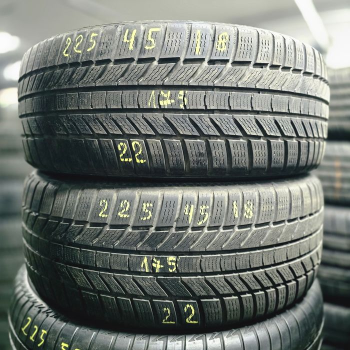 2x 225/45/18 M+S CONTINENTAL 2022 Stare excelentă