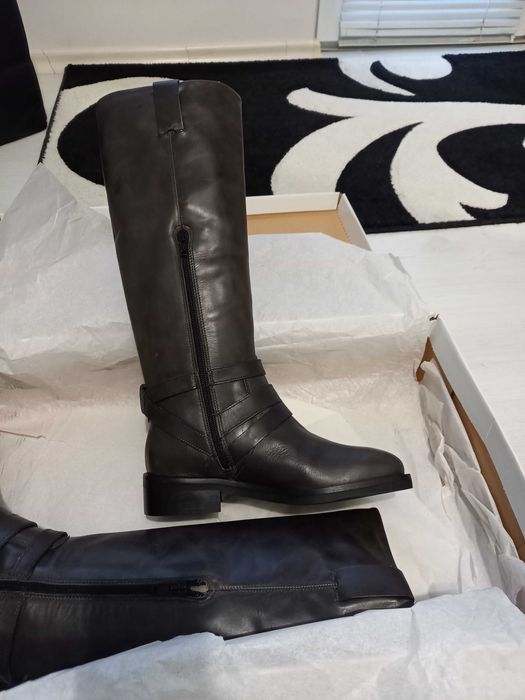 Ботуши от естествена кожа,ръчна изработка