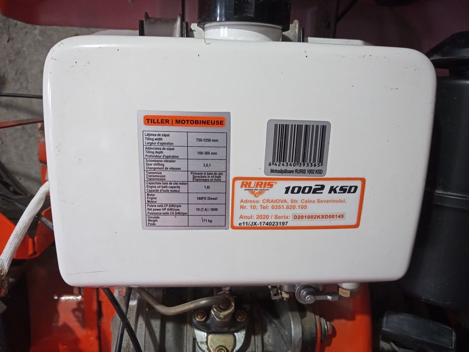 Motocultor Ruris 1002 KSD