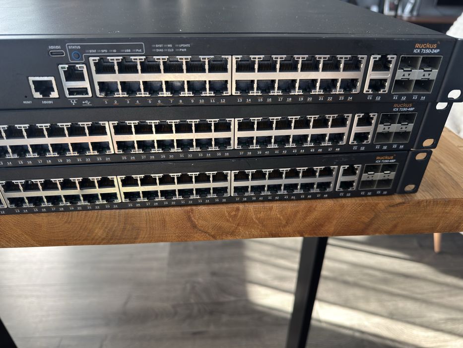 Switch POE + Brocade Ruckus ICX7150  48p Management  L3 Gigabit
