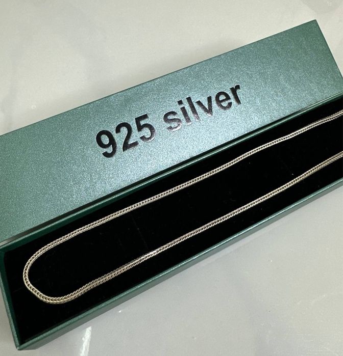 Серебряная мужская цепочка. Серебро 925. Не чернеет. Есть доставка.