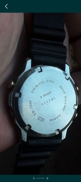 Casio DW 7300 quattrograph vintage, rar, de colecție,