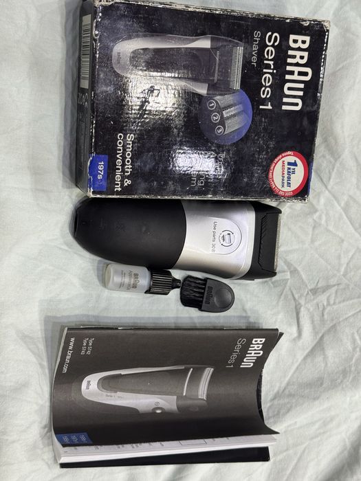 машинка бритва +триммер Braun