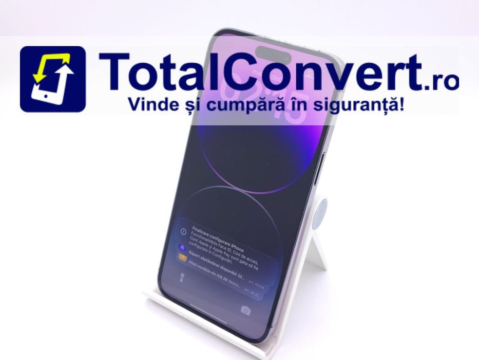 Apple iPhone 14 Pro Max 128GB Deep Purple, Garantie 24 luni | #D89235