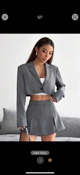 Комплект сако пола-панталон 34лв. - ново