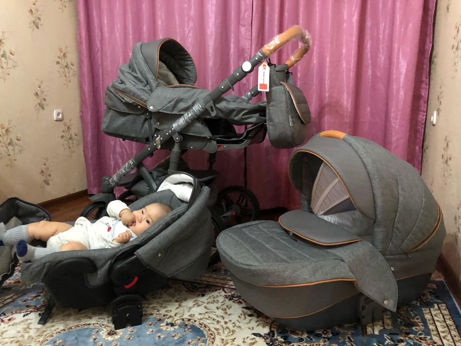 коляска 3 в 1 с автокреслом