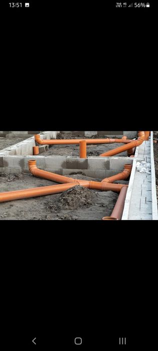 Копаем септик, водопровод. Под ключ.