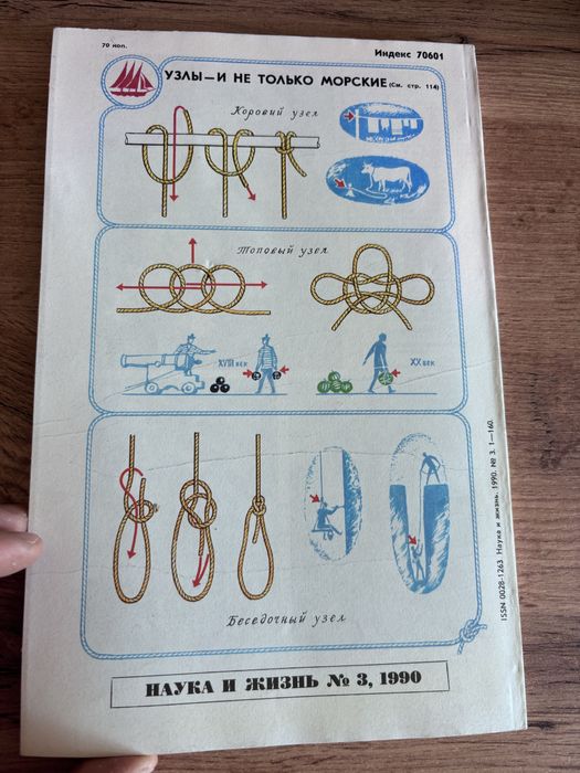 Списание , наука и жизня. Броеве 80те и 90те години.