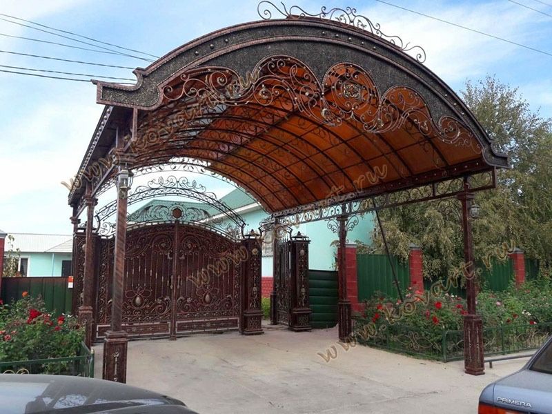 Навес козерог беседка Naves kozerog besedka