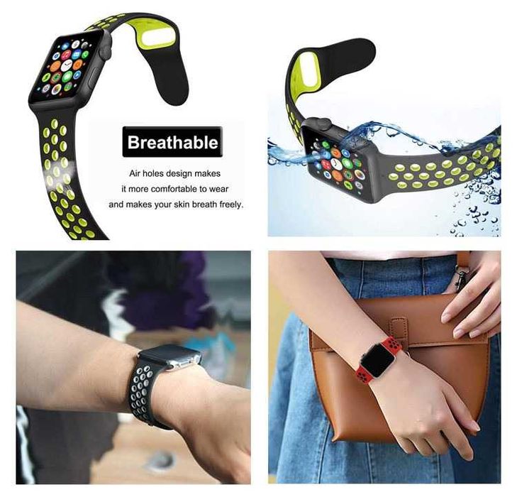 Curea ceas Apple Watch 42 44 45 49mm ( bratara strap sport silicon )