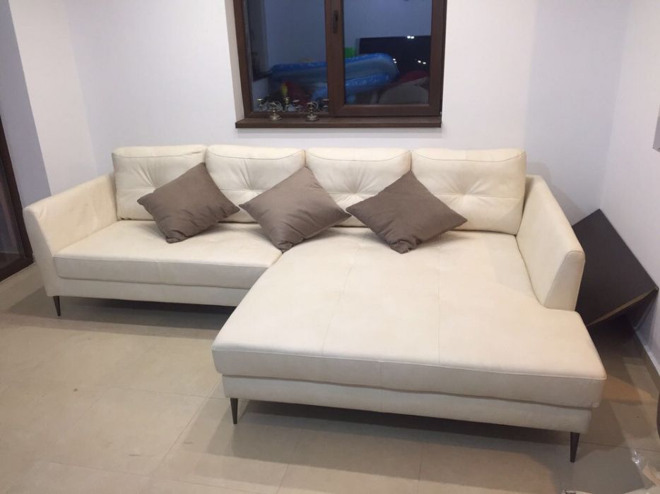 Coltar alb piele ecologica